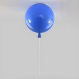 Kids Room Playful Colorful Balloon LED Flush Mount Lamp Image - 10