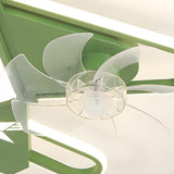 Kids Room Recessed Airplane Ceiling Fan with Light Image - 11