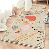 Kids Room Rectangle Foam Printed Pattern Area Rug Image - 10