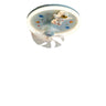 Kids Room Remote Round 7 Blade Unicorn Ceiling Fan Lamp Image - 3