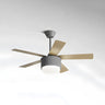 Kids Room Simple 5 Blades Modern Ceiling Fan With Light Image - 4