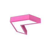 Kids Room Small Pink Arrow LED Flush Mount Ceiling Lamp Image - 3