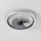 Kids Room Trendy 3-Blade Ring Ceiling Fan with Light Image - 11