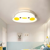 Kids Room Whale White LED Flush Mount Ceiling Light Image - 9