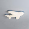 Kids Room White Airplane Resin Flush Mount Ceiling Lamp Image - 3