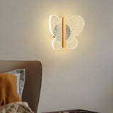 Kids' Room Beautiful Gold Butterfly Wall Sconce Image - 1