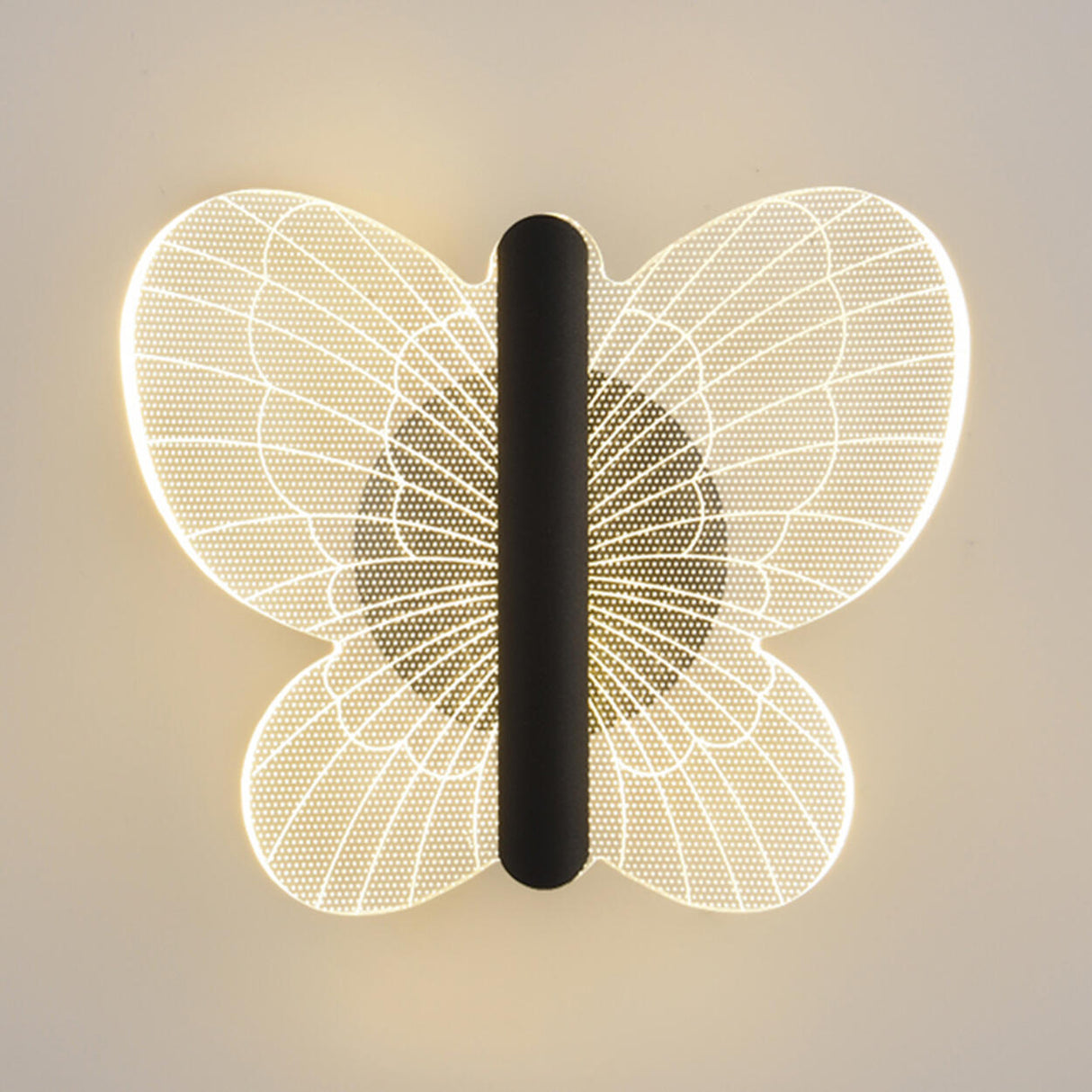 Kids' Room Beautiful Gold Butterfly Wall Sconce Image - 12