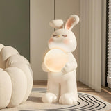 Kids' Room Tray and Moon Adorable Rabbit Floor Lamp Image - 17