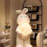 Kids' Room Tray and Moon Adorable Rabbit Floor Lamp Image - 3