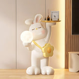 Kids' Room Tray and Moon Adorable Rabbit Floor Lamp Image - 4