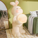 Kids' Room Tray and Moon Adorable Rabbit Floor Lamp Image - 5