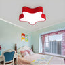 Kindergarten White Star LED Flush Mount Ceiling Light Image - 9