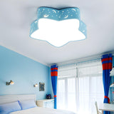 Kindergarten Yellow Star LED Flush Mount Ceiling Light Image - 11