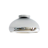 Kitchen Barn Chrome Semi-Flush Mount Ceiling Light Image - 6