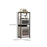 Kitchen Black Rust Resistant Metal Storage Baker's Rack Image - 14