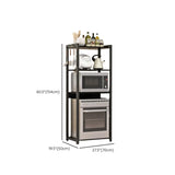 Kitchen Black Rust Resistant Metal Storage Baker's Rack Image - 25