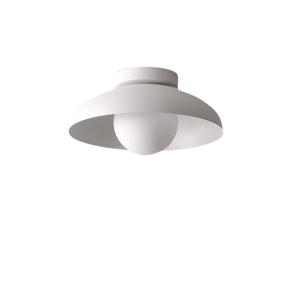  Kitchen Minimalist Dome LED Flush Mount Light 1Light Image - 5