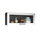 Kitchen Wood Wall-Mounted Storage China Cabinets White Image - 7