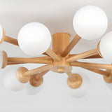 Large Sputnik Semi-Flush Mount Ceiling Light 12-Light Image - 17