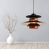 Layered Nordic Iron Pendant Light Adjustable Height Image - 13