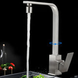 Lead Free Counter Mounted Stainless Steel Bar Faucets Image - 6