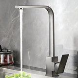 Lead Free Counter Mounted Stainless Steel Bar Faucets Image - 7