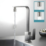 Lead Free Counter Mounted Stainless Steel Bar Faucets Image - 9