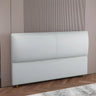 Light Gray Upholstered Rectangular Wingback with Legs Image - 13