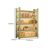 Light Green Fresh Open Back Steel Organizer Bookshelf #size