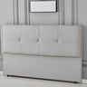 Light Khaki Tufted Rectangular Upholstered Headboard Image - 13