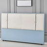 Light Khaki Tufted Rectangular Upholstered Headboard Image - 5