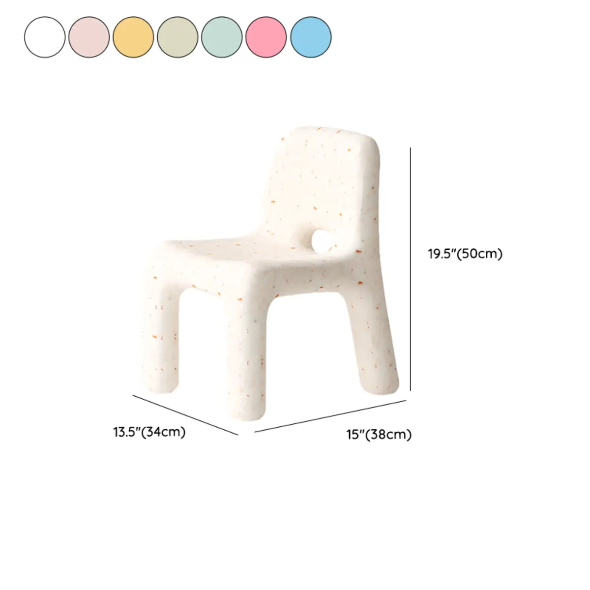 Lightweight Compact Colorful Indoor Toddler Chair Set 