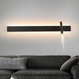 Linear Base Rotatable Cylinder Acrylic Reading Wall Light Image - 2