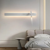 Linear Base Rotatable Cylinder Acrylic Reading Wall Light Image - 3