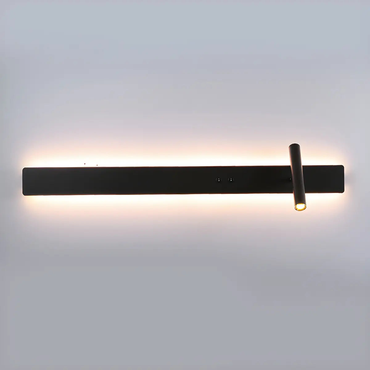 Linear Base Rotatable Cylinder Acrylic Reading Wall Light Image - 6