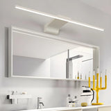 Linear White Modern LED Wall Mounted Vanity Light Image - 4