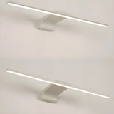 Linear White Modern LED Wall Mounted Vanity Light Image - 6