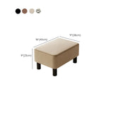 Living Room Brown Rectangle Sponge Medium Ottomans Image - 15