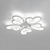 Living Room Large Modish Flower LED Flush Mount Light Image - 3