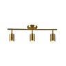 Living Room Modern Adjustable Brass Track Light Large Image - 2