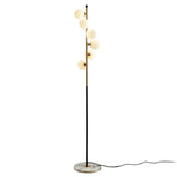 Living Room Modern Globe Floor Lamp with Shelves Image - 10