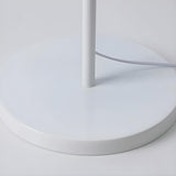 Living Room Modern White Globe Metal Floor Lamp Image - 7