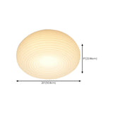 Living Room Pleated Drum Flush Mount Ceiling Light  Image - 21