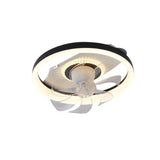 Living Room Round Dimming Ceiling Fan with LED Light Image - 5