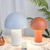 Living Room Simple Dome Mushroom Metal Table Lamp Image - 1