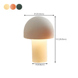 Living Room Simple Dome Mushroom Metal Table Lamp #size