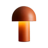 Living Room Simple Dome Mushroom Metal Table Lamp Image - 5