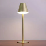 Living Room Simple Modern Metal Cone Shade Table Lamp Image - 10