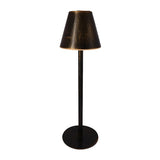 Living Room Simple Modern Metal Cone Shade Table Lamp Image - 11