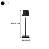 Living Room Simple Modern Metal Cone Shade Table Lamp Image - 14